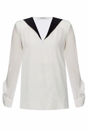 Contrasting collar top, zdjęcie 1 Contrasting collar top od Givenchy